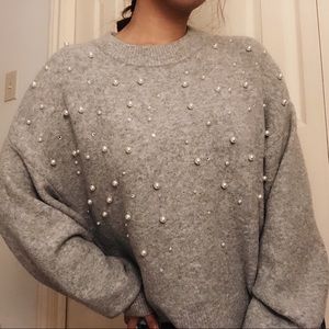 Pearl & Studded Sweater